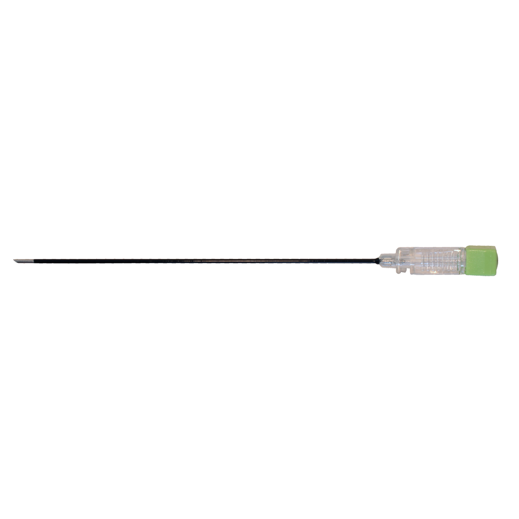 Disposable cannula 18Gx115x5 isolated with mandrin